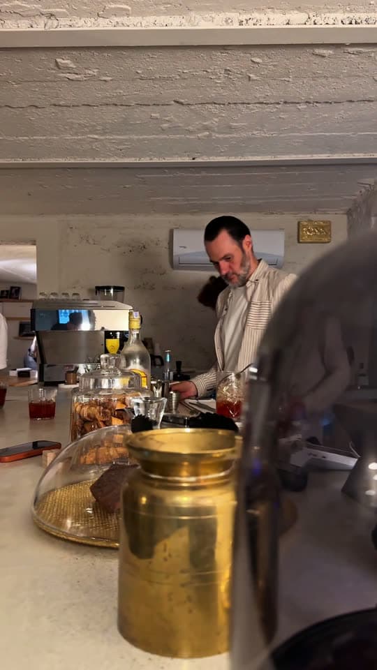 Frame from the video produced for Purpur Cafe